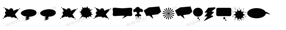 P22 Pop Art Stencil字体转换